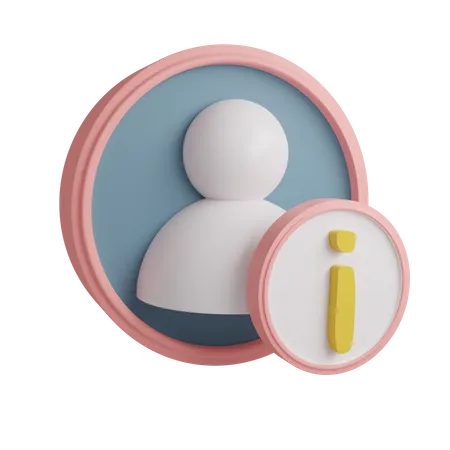 User Info  3D Icon