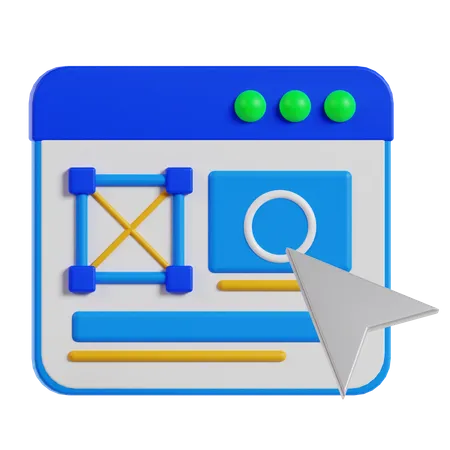 User Interaction  3D Icon