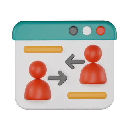 User Interaction 3D Icon