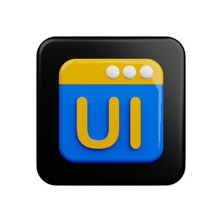 User Interface  3D Icon