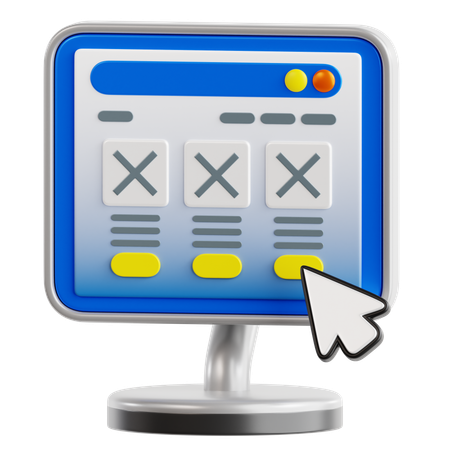 User Interface  3D Icon