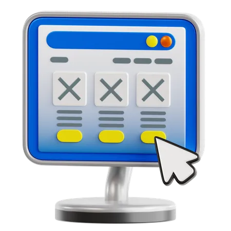 User Interface  3D Icon