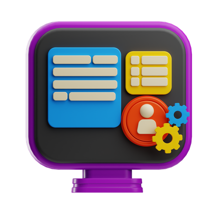 ユーザーインターフェースデザイン  3D Icon