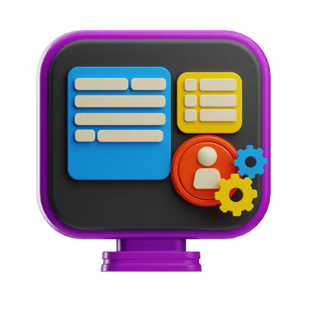 ユーザーインターフェースデザイン  3D Icon