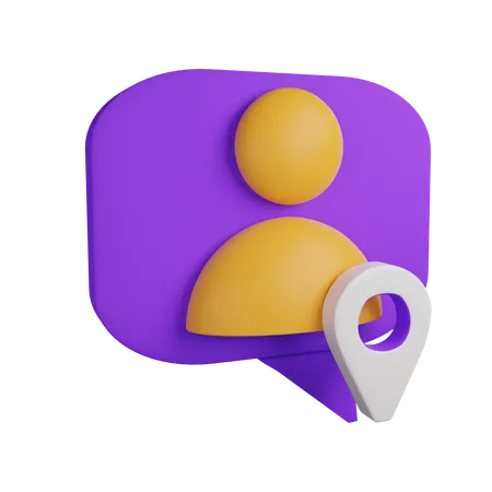 User Location 3 D Icon Contains PNG BLEND GLTF And OBJ Files 3D Icon