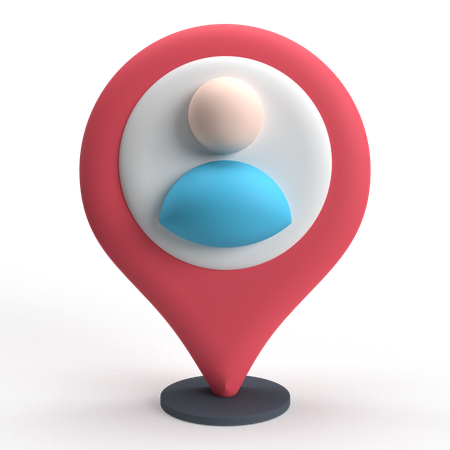User Location  3D Icon