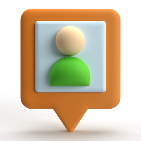 User Location  3D Icon