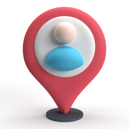 User Location  3D Icon