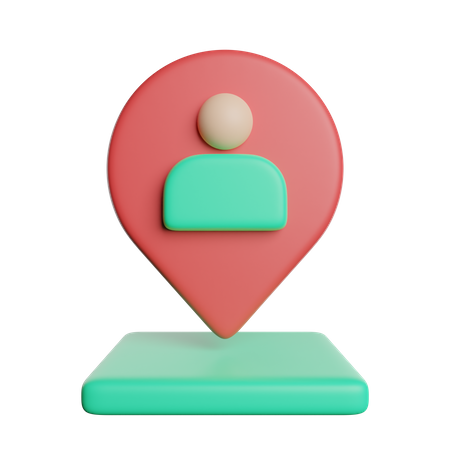 User Location  3D Icon