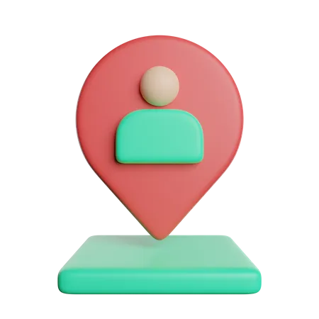 User Location  3D Icon