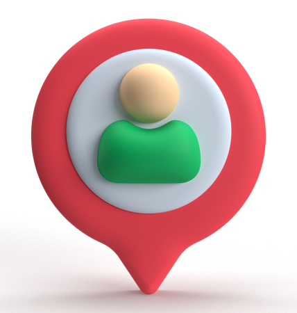 User Location  3D Icon