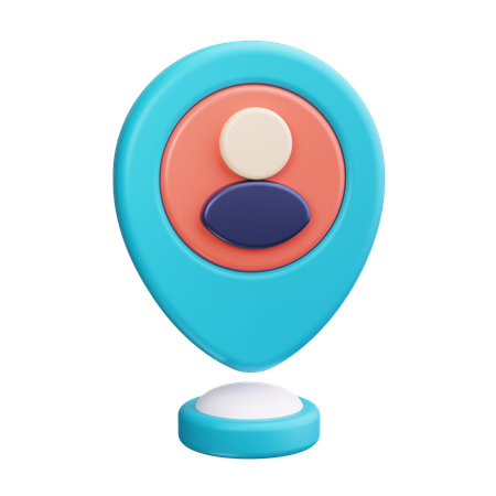 User Location  3D Icon