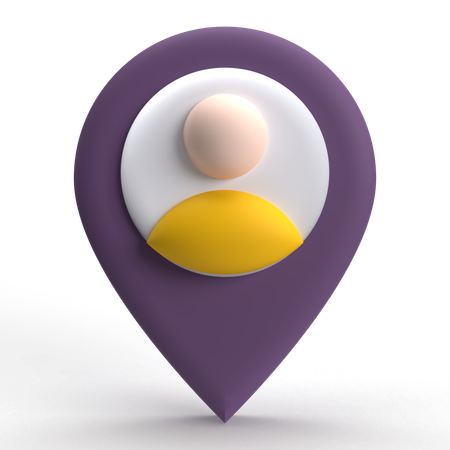 User Location  3D Icon