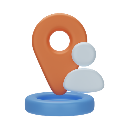 User Location  3D Icon