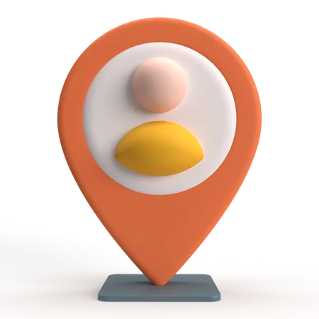 User Location  3D Icon