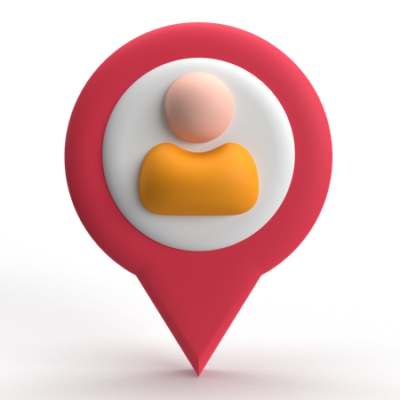 User Location  3D Icon