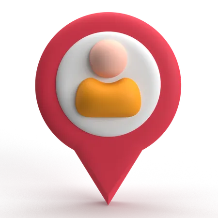 User Location  3D Icon
