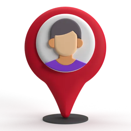 User Location  3D Icon