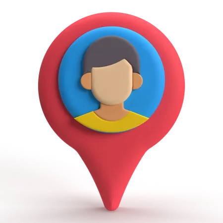 User Location  3D Icon