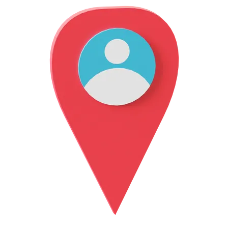 User Location  3D Icon