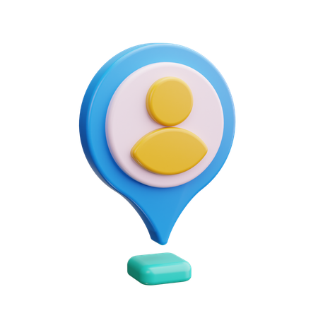 User Location  3D Icon