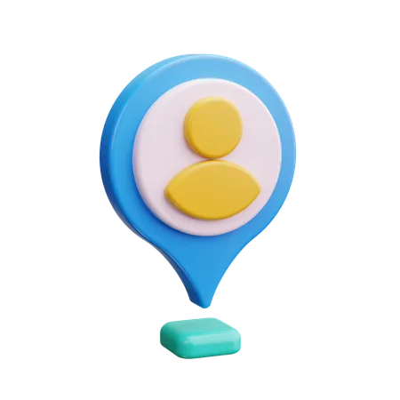 User Location  3D Icon