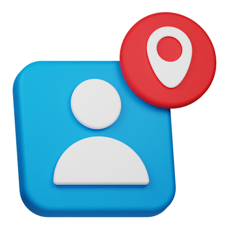 User Location  3D Icon