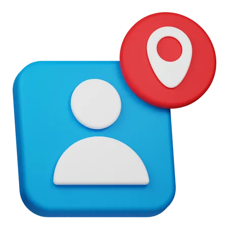 User Location  3D Icon