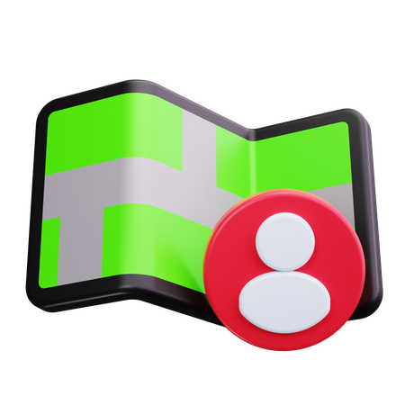 User Location  3D Icon