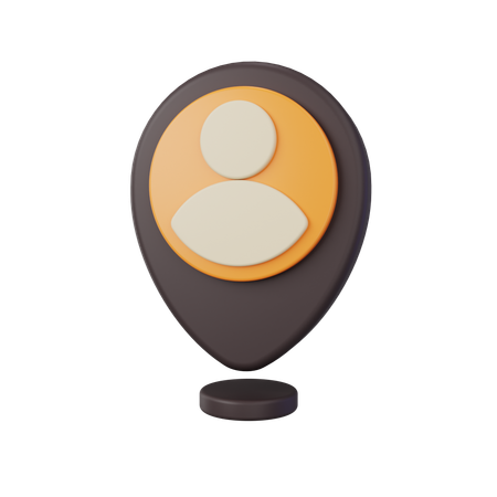 User Location  3D Icon