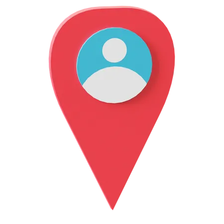 User Location 3D Icon