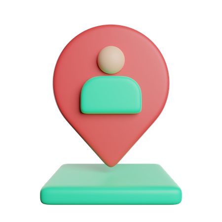 User Location 3D Icon
