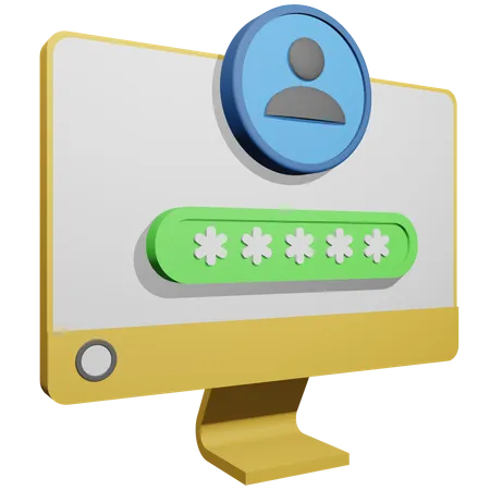 User Login  3D Icon