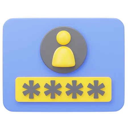 User Login  3D Icon