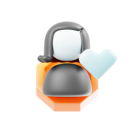 User Love  3D Icon