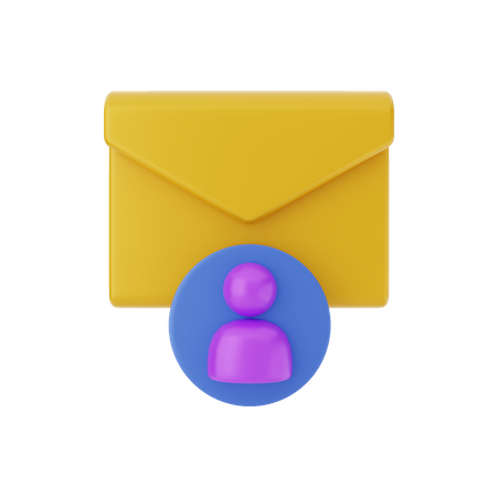 User Mail  3D Illustration