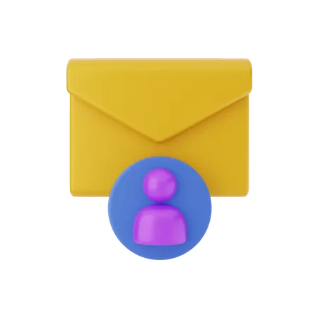 User Mail  3D Illustration