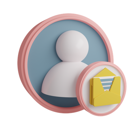 User Mail 3D Icon