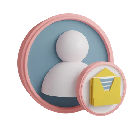 User Mail 3D Icon
