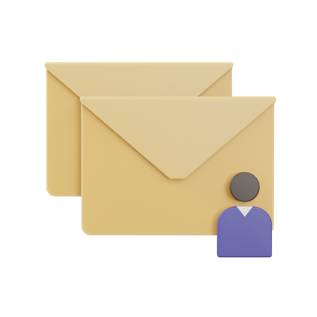 User Mail  3D Icon