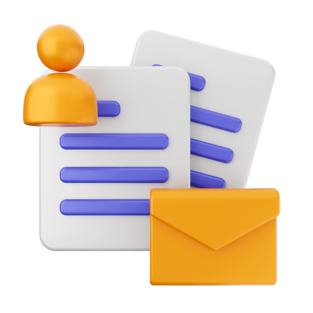 User Mail Message  3D Icon