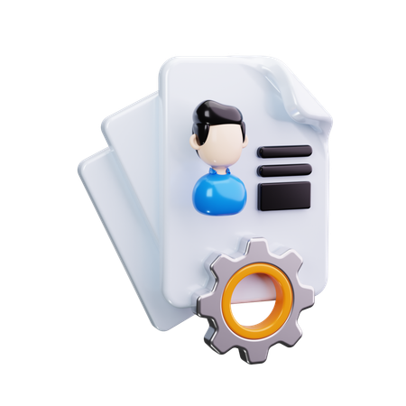 ユーザー管理  3D Icon
