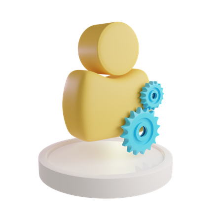 User Management  3D Illustration