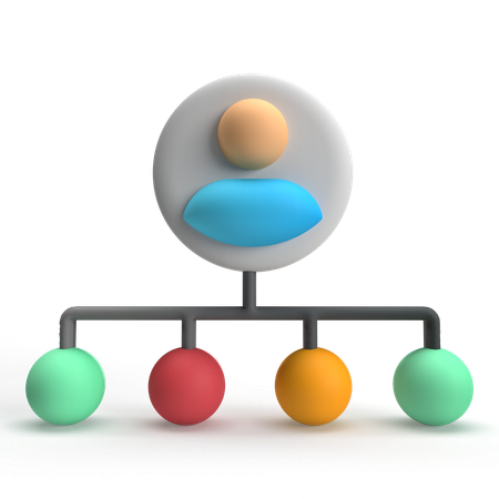 User Network  3D Icon