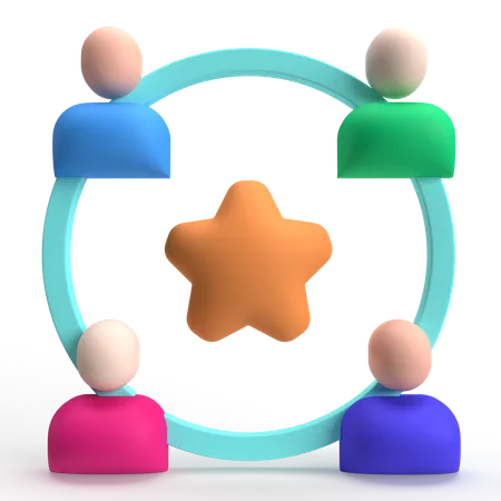 User Network  3D Icon