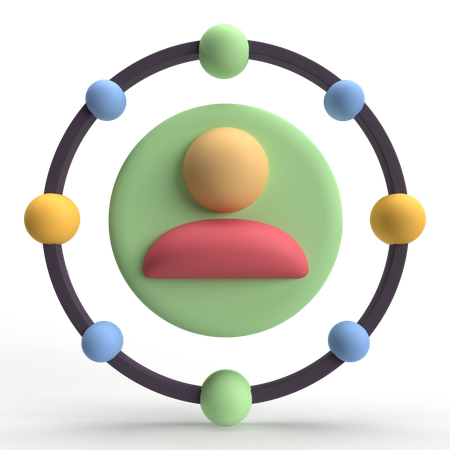 User Network  3D Icon