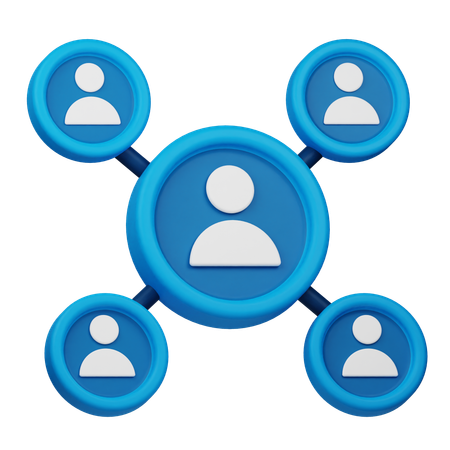 User Network  3D Icon