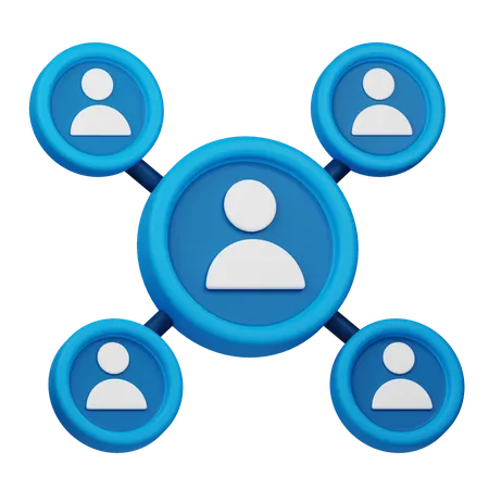 User Network  3D Icon