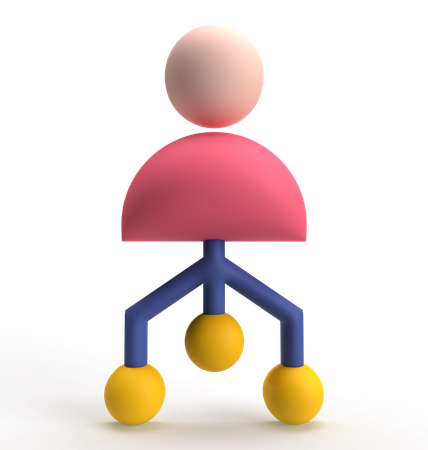 User Network  3D Icon