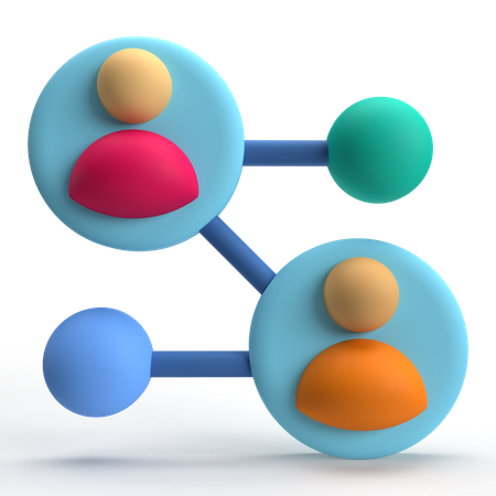 User Network  3D Icon